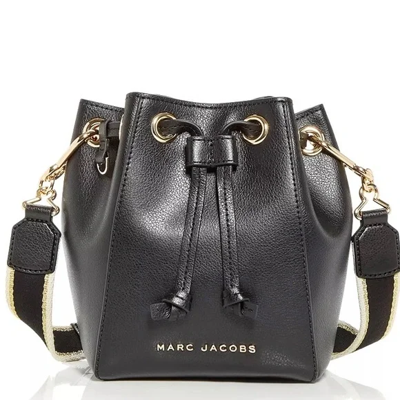 Authentic THE MARC JACOBS Leather Drawstring bucket bag - Picture 9 of 16